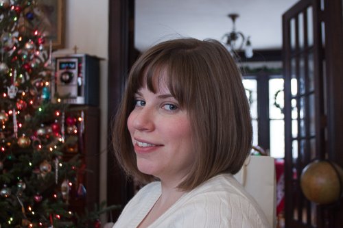 Julia Miller posing prettily.